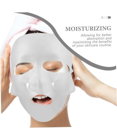 WATIIFUFU Useful Silicone Facial Covers Beauty Accessory Moisturizing Silicone Covers Skin Care Moisturizing - Buy Online on GoSupps.com