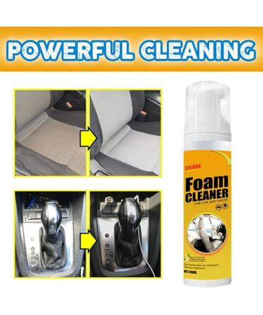 Multipurpose Foam Cleaner Spray Foam Cleaner for car and House Lemon Flavor All-Purpose Household Cleaners for Kitchen Bathroom Car 100ml (2 Set) - Buy Online on GoSupps.com