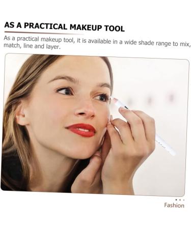 PLAFOPE 24pcs Eyeliner Pencil Brown Liquid Eyeliner Eye Makeup Drawing Pen Eye Liner Pen Wooden Pole White - Buy Online on GoSupps.com