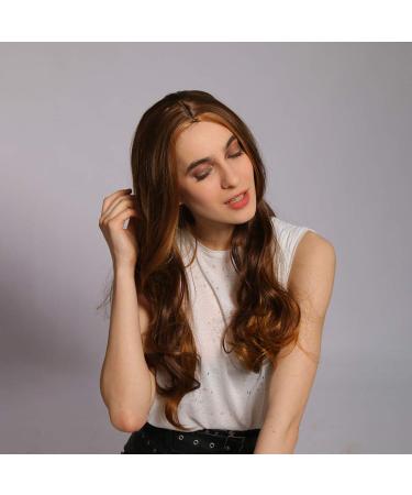 Buy Long Wavy Synthetic Wig for Women - 80s 70s 60s Cosplay Brazilian Curly Hair | International Shipping Available - Buy Online on GoSupps.com