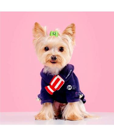 JpGdn 50pcs Small Dog Hair Bows with Rhinestones & Rubber Bands | Puppy Grooming Accessories | Color Random | Pet Topknot Bowknots - Buy Online on GoSupps.com