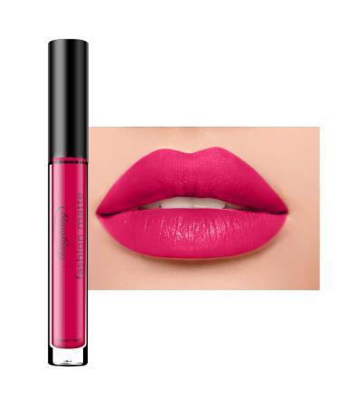 Allbestaye Long Lasting Waterproof Liquid Matte Lipstick Matte Lip Gloss Waterproof Makeup Non-stick Cup 15#