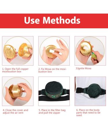 Portable Moxibustion Box & Bag - Moxa Burner for Shoulder Pain Relief | Moxibustion Device with Velvet Cover - Buy Online on GoSupps.com