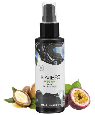 MOEHAIR Hi-Vibes Beam Shine Serum | Infused with Maracuja and Argan Oil | Controls Frizz | Vegan Hair Serum | Detangles Hair & Adds Shine | Improves Manageability | Paraben & Sulfate Free (4 Fl. Oz)