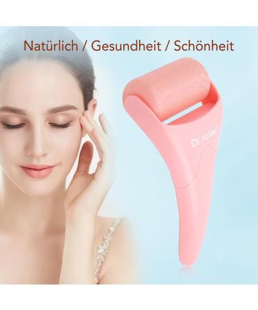 Dr. Roller Ice Roller - Silicone Face Roller for Tightening Reducing Pores & Swelling | Migraine Relief - Pink - Buy Online on GoSupps.com