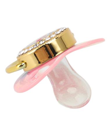 Buy Safe Pink Baby Pacifier & Soother for Healthy Jaw Development - International Shipping Available - Buy Online on GoSupps.com