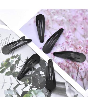 Doryum 50PCS Black Snap Hair Clips 5CM Girls Hair Clips Metal Hair Clips Slides Beauty Hair Accessory Girls Snap Hair Clips Metal BB Barrettes Hairpins Hair Barrettes for Kids Girls Women - Buy Online on GoSupps.com