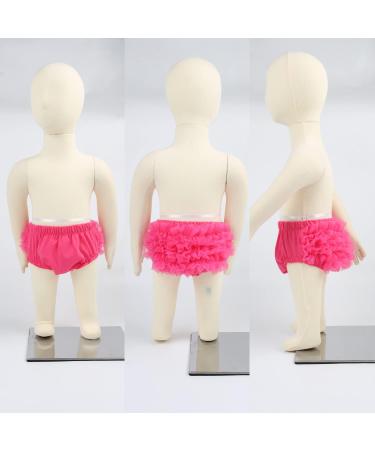Hoolchean Baby Girls 2PCS Set Tulle Ruffle Bloomer 0-6 Months Yellow & Hot Pink - Buy Online on GoSupps.com