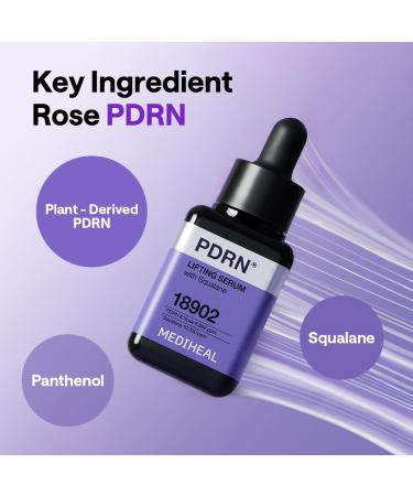 Mediheal Pdrn S rum lifting avec s rum cor en squalane pour le visage pour un teint naturellement clatant affine les pores raffermit la peau 40 ml violet - Buy Online on GoSupps.com