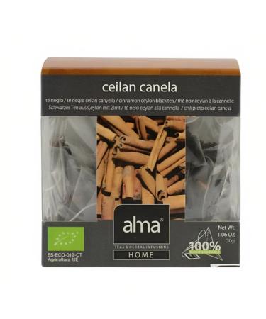 ALMA Ceylan la Cannelle Organic Black Tea 15 Pyramids 30 g
