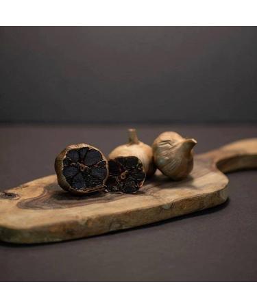Black Garlic Whole Bulbs - Fermented/Aged Naturally (24 Bulbs (1 kg)) 1 kg (Pack of 1) - Buy Online on GoSupps.com