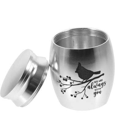 BESPORTBLE 5pcs Parrot Urn Pet Keepsake Urns Urn for Parrot Ashes Urns for Parrot Cat Urns Stainless Steel 4.00X3.00X3.00CMx5pcs Silverx5pcs - Buy Online on GoSupps.com