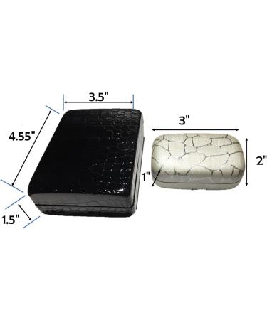 Buy Slim Pill Box Weekly Organizer | 7-Day Medication & Vitamin Holder for Travel | Free AM PM Prescription Case - Buy Online on GoSupps.com