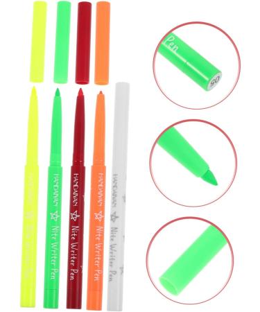 Baluue 25 Pcs Makeup Supply Eye Cosmetic Pen Fluorescence Eyeliner Pen Plastic 12.00X0.80X0.80CMx5pcs Assorted Colorx5pcs - Buy Online on GoSupps.com