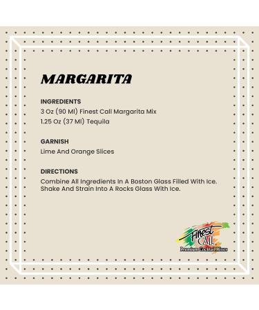 Finest Call Premium Margarita Drink Mix 1 Liter Bottle Pack of 3 - 101.4 Fl Oz Total - Buy Online on GoSupps.com