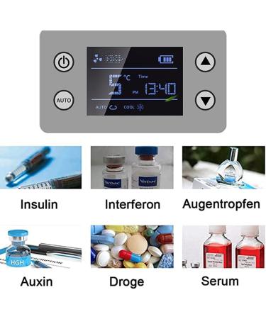 Home Care Medicine Refrigerator Insulin Cooler Portable Car Refrigeration Case Small Travel Box for Medication Keeps Diabetes Medication Cool - Buy Online on GoSupps.com