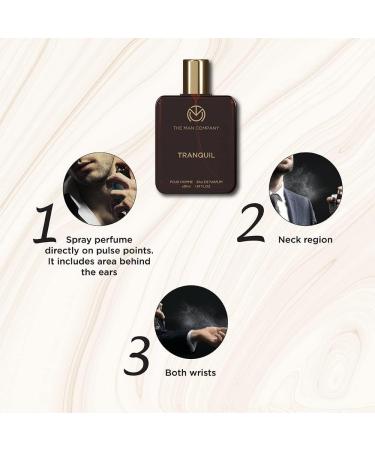 T.he M.an C.ompany T.ranquil Perfume For Men - 50ml | Premium Long Lasting Fragrance | Citrusy Floral and Musky | Gift For Men | Day Outing Body Spray - Buy Online on GoSupps.com
