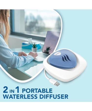 Vicks Portable Waterless Diffuser - USB Plug-In with Nightlight - Easy Breathing, Lavender Scent - For Children's Bedrooms and Nurseries - Buy Online on GoSupps.com