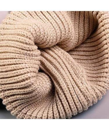 XYIYI Baby Kids Winter Knit Hat with Fur Pom | 6-24 Months Boys Girls Cap - Khaki - Buy Online on GoSupps.com