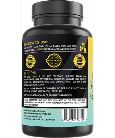 Best Naturals Day-to-Day Digestive Support 90 Veg Capsules - Made with Digestive Enzymes Probiotics & Herbal Blend - Made in The USA - Buy Online on GoSupps.com