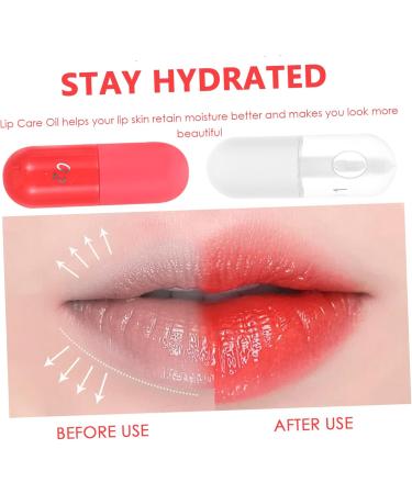  HAPINARY Set of 2 Natural Plumping Lip Serums Botanical Moisturizing Lip Oil for Girls - Buy Online on GoSupps.com