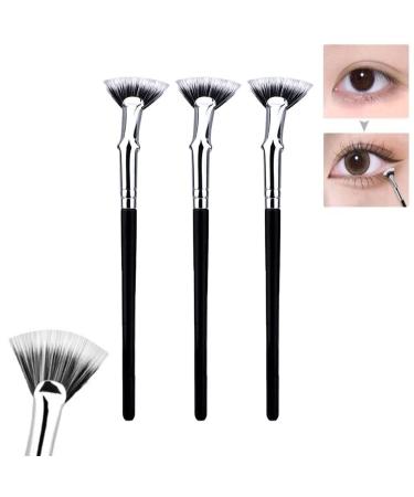 Dolly Mascara Fan Brush Anjoize Eyelash Brush Dolly Mascara Fan Brush Anjoize (3Pcs)