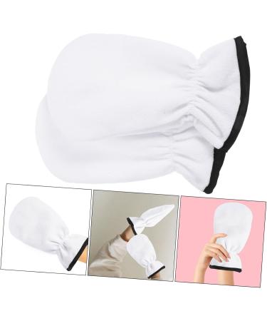 Beatifufu 1 Pair Maintenance Essential Oil Gloves Warmer Hand Care Mittens Mittens Hand Moisturizer Gloves Wax Warming Gloves Skin Care Gloves Exfoliating Care Gloves Flannel White 29.00X16.00X1.00CM - Buy Online on GoSupps.com