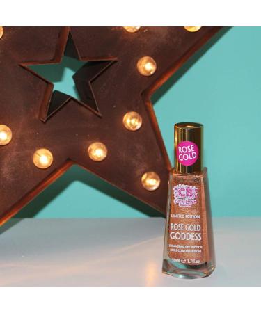 Cocoa Brown Goddess Highlighter - Rose Gold Bronzing Shimmer Oil for Face & Body (1.7 oz) | Shimmer Tanning Oil - International Shipping Available - Buy Online on GoSupps.com