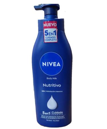 NIVEA Nivea 6 x 5 in 1 Body Lotion with Pump - Nourishing (Nutritivo) - 500ml