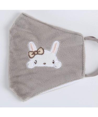 Yliquor Face Mask Reusable Protective Fabric Face Cover Children Outdoor Washable Embroidery Warm Protection Winter (1 pc Khaki) - Buy Online on GoSupps.com