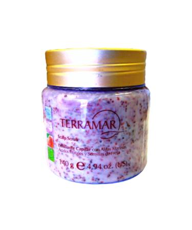 Terramar Brands Scalp Scrub Exfoliante Capilar con Algas Marinas y Fresa - 140g | Exfoliating Hair Care for Healthy Scalp - International Shipping Available - Buy Online on GoSupps.com