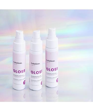 Instyler Solutions Gloss Rose Meadow Hair Oil - Frizz Control & Shine Enhancer with Olive, Rosehip & Meadowfoam Seed Oil - Prevents Breakage - Color-Safe & Vegan (1.7 fl oz / 50 ml) - Buy Online on GoSupps.com