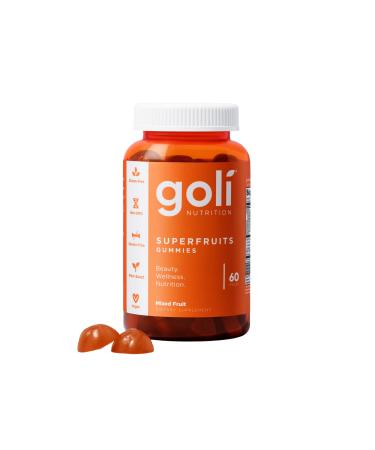 Goli Nutrition SUPERFRUITS Vitamin Gummy with Collagen - 60 Gummies