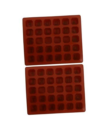 MAGICLULU Chocolate Mold 2pcs Storage Household Cube Ice DIY Molds Trays Coffee Silicone Making Refrigerator Silicone Gummy Molds