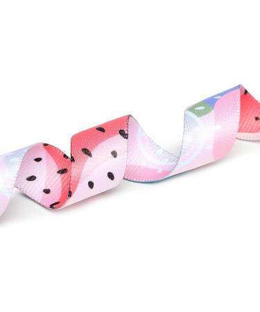 Mercano Adjustable Dog Collar - Soft Nylon Comfort & Durable Patterned Design for Small & Medium Dogs - Watermelon (S) - Buy Online on GoSupps.com