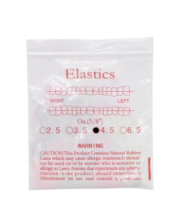 Angzhili 500 Pcs Orthodontic Elastic Rubber Bands - 4.5 Oz Heavy Traction Bands for Tooth Gaps - Multi-colored (3/16 Rabbit) - Buy Now - Buy Online on GoSupps.com