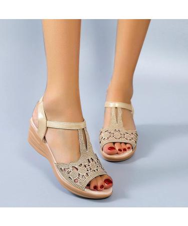 Shop XTZYGLFD Munde Speeling Sandals for Women - Comfortable & Stylish Elastic Rame Middle Fish Shoes - Perfect for Holidays - Size 5 UK - International Shipping Available - Buy Online on GoSupps.com