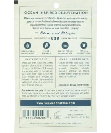 Hydrating Lavender Seaweed Bath | The Seaweed Bath Co. - 2 oz - Buy Online on GoSupps.com
