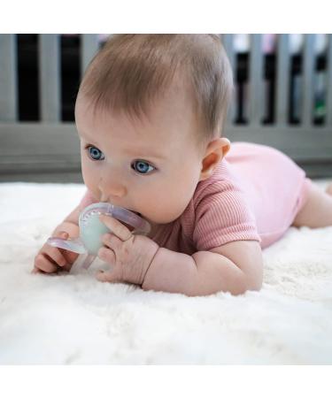 Joymax Baby Teething Toy - BPA-Free Soft Freezable Rattle Molar Teether for Babies 0-6 Months - Food Grade Silicone - Green - Buy Online on GoSupps.com