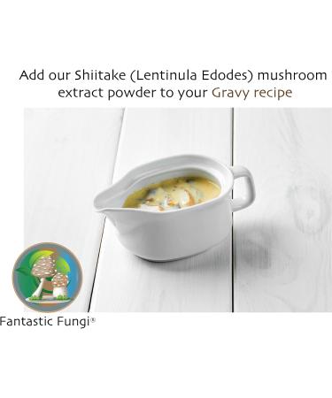Shiitake (Lentinula Edodes) powder - Fantastic Fungi 100 grams - 3 month supply -Shiitake mushroom fruiting body powder - (Lentinula Edodes) mushroom extract Concentrated 100:1 Shiitake extract powder ready to use - Buy Online on GoSupps.com