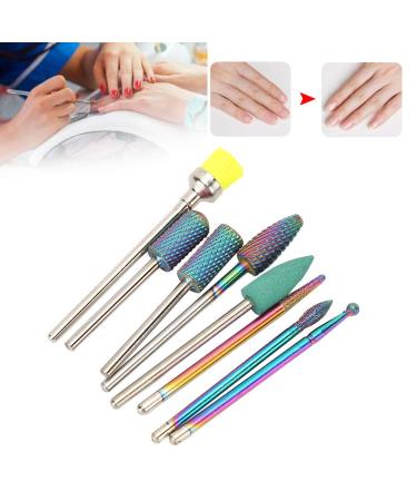 8pcs Tungsten Steel Nail Drill Set - Polishing & Grinding Heads for Manicure Dead Skin Removal and Nail Polish Accessories - Ideal for Nail Studios & Home Use - Buy Online on GoSupps.com