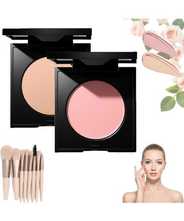 Luminancemilano claircissant pour la Zone Sous- il - Poudre claircissante pour les Yeux Correcteur Anti-Cernes Hydratant Fond facile pour un Aspect Lisse Radiant et Rafra chi (01+02)