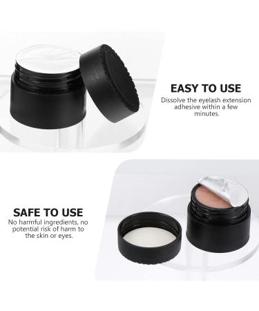 minkissy 3pcs Eyelash Remover False Eyelashes Removal Cream Gel Remover Eyelash Accessory Eyelash Extension Remover Eyelashes Extensions Cream Lash Debonder Mascara Fake Eyelashes Plastic 1 count (Pack of 1) Blackx3pcs - Buy Online on GoSupps.com