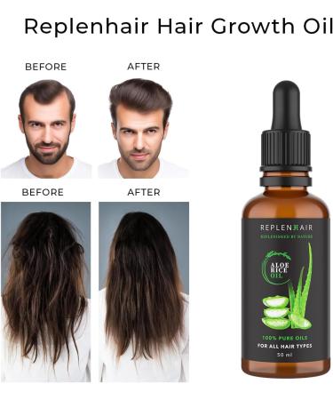 100% Pure & Organic Aloe Vera Rice Bran Oil for Hair Growth - Buy Online on GoSupps.com