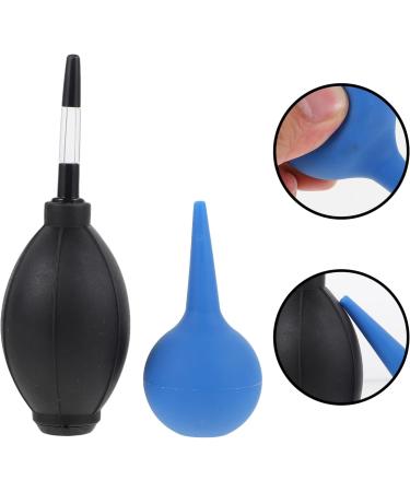 2pcs Blue Rubber Aspirator Syringe Set for Ear and Nasal Cleaning - Adults Silicone Bulbs - Laboratory-grade - Buy Online on GoSupps.com