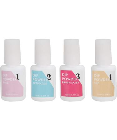 Nail Dip Powder Starter Kit - 6 Colors Dipping Set for DIY Manicure | Base, Top Coat, Activator, Brush Saver | Christmas Gift for Mom - K1214 - Buy Online on GoSupps.com