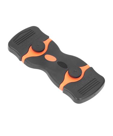 Razor Scraper Metal Plastic Blades 2-in-1 Scraper Tool Easy Operation Ergonomic ABS Handle for Boats(Black+Orange)