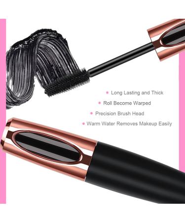 2 Pack 4D Silk Fiber Lash Mascara - Long Lasting & Waterproof Lengthening Formula for Exquisitely Full Eyelashes | Smudge-Proof All Day - Buy Online on GoSupps.com