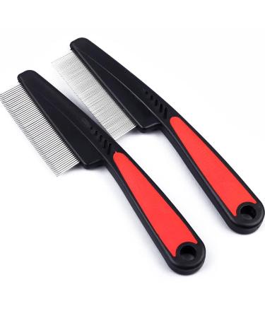 Professional Stainless Steel Dandruff Comb with Metal Teeth - Fine Tooth Hair Care Tool for Effective Dandruff Removal - Buy Online on GoSupps.com