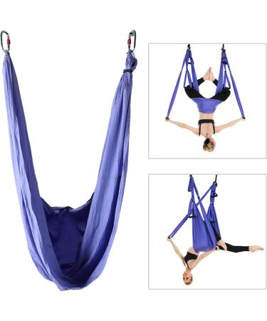 Lyrlody Aerial Yoga Hammock - Premium Sling for Fitness & Stress Relief - Purple Yoga Swing - Buy Online on GoSupps.com